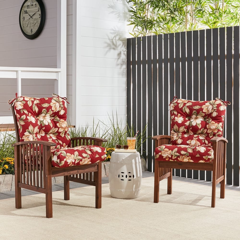 21-inch x 42-inch Outdoor Seat/Back Chair Cushion (Cushion Only)