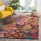 preview thumbnail 2 of 11, SAFAVIEH Fiesta Shag Rolanda Abstract Rug 3' x 5' - Multi - Rectangle