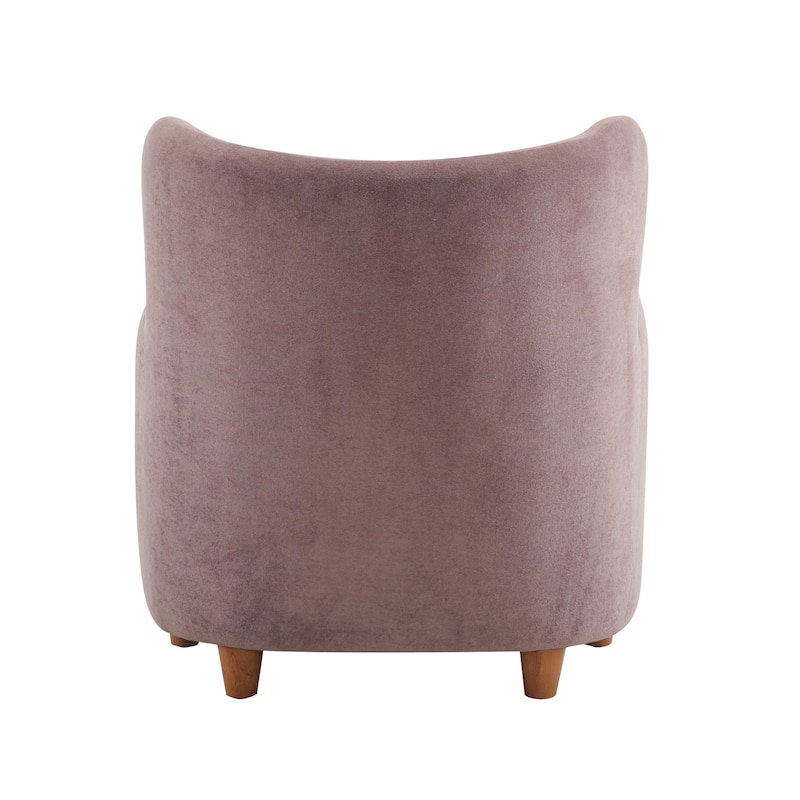 Bacho Fabric Wingback Accent Chair by Christopher Knight Home