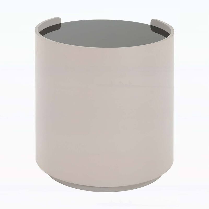 Storage Round Side Table for Home Decor
