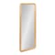 Kate and Laurel Pao Framed Wood Wall Mirror - 16x48 - Natural