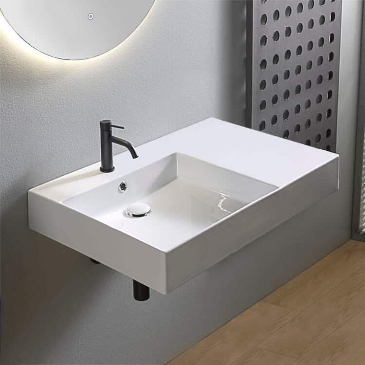 Nameeks Scarabeo 5149-One Hole Teorema 2.0 Plus 31-1/2" Rectangular