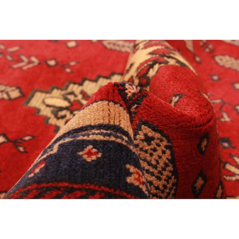 Teimani Red Rug 2'11" x 4'8" - 2'11 x 4'8