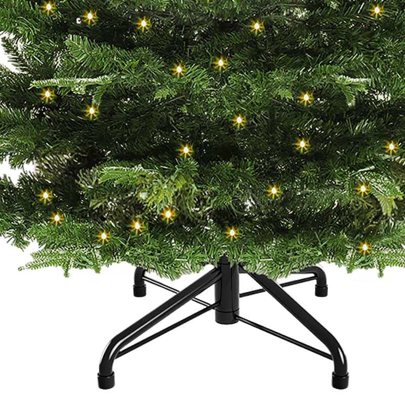 Moasis 6.5/7 ft Pre-Lit Artificial Aspen Fir Artificial Christmas Tree with 500 Multi-Mode Lights