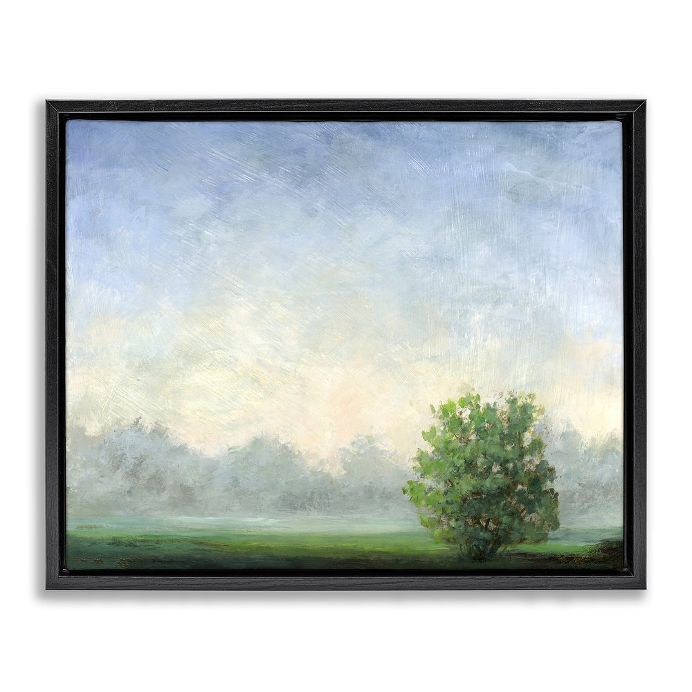 Stupell Serene Morning in Countryside Framed Floater Canvas Wall Art Design By Ashley Davis
