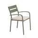 preview thumbnail 7 of 8, Outdoor Stackable Aluminum Dining Chair with Cushion (Set of 4)