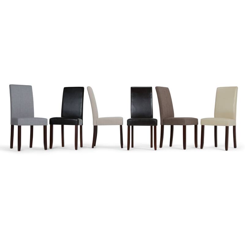 WYNDENHALL Normandy Transitional Parson Dining Chair (Set of 2) - 18.1"w x 18.5" d x 39.4" h