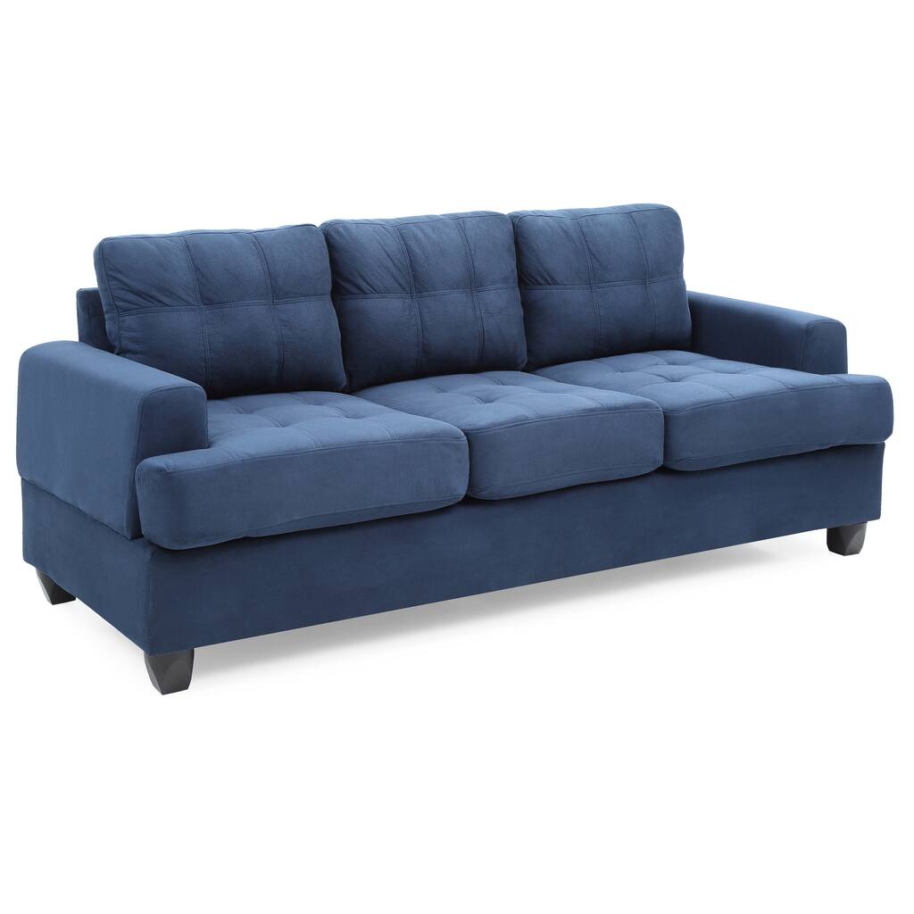 LYKE Home Sheldon Plush Sofa