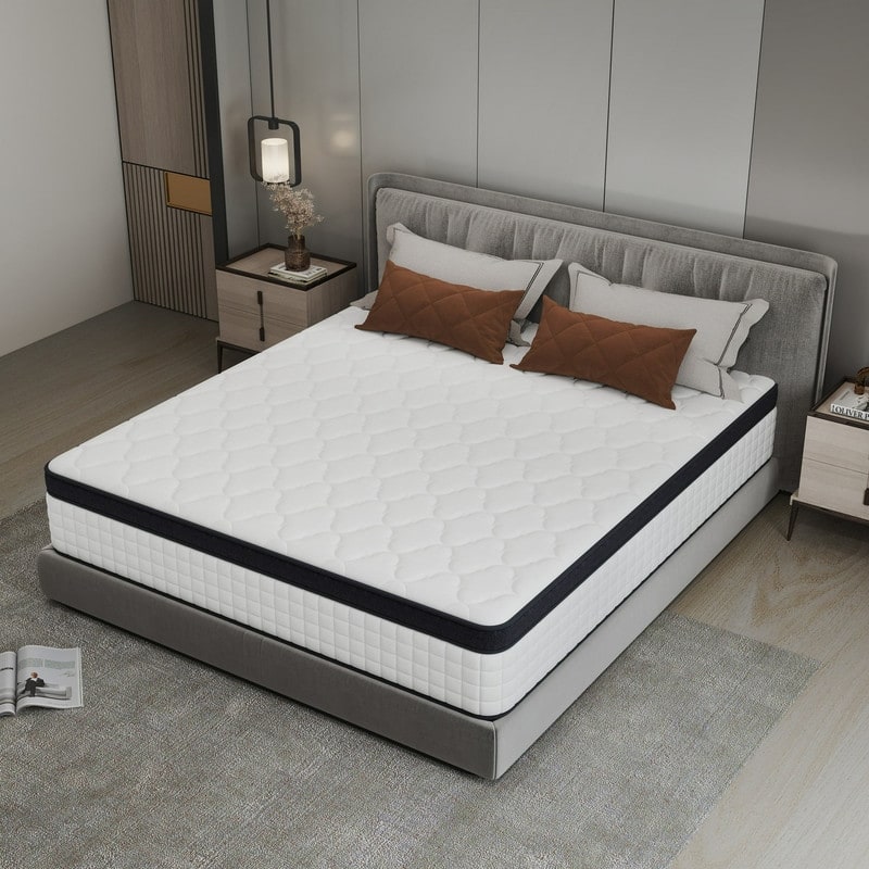 Rossetta 12" Queen Medium Firm Memory Foam Twin Mattress, in a Box, Motion Isolation