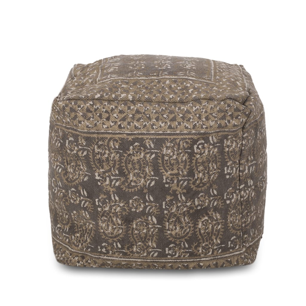 Modern Design Handcrafted Square Pouf，Softness And Comfort