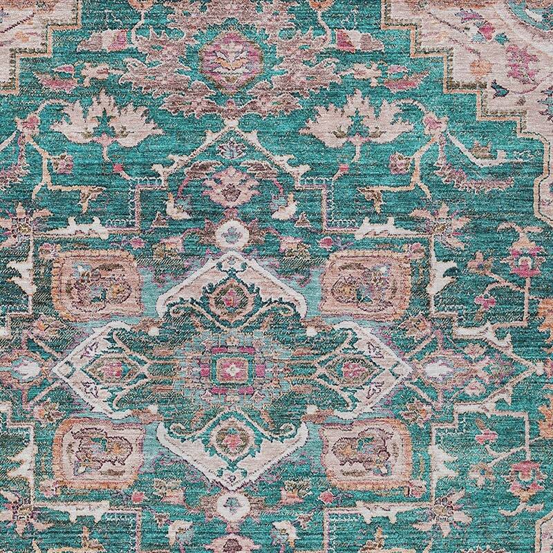 HomeRoots Oriental Traditional Rectangle Outdoor Rug