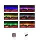 preview thumbnail 4 of 6, 36 Inch 1400W Wall-Mount Fireplace with Remote Control, Black