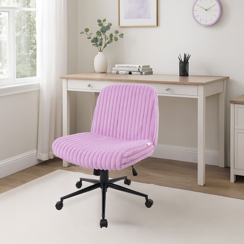 Modern Designs Plush Swivel Chair for Criss-Cross Seating