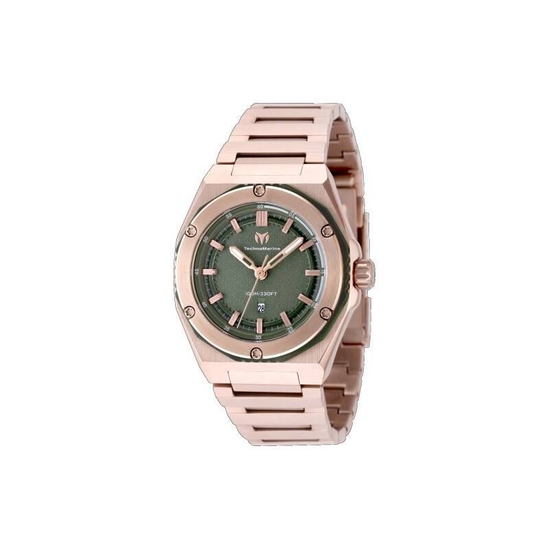 Technomarine Women's TM-416086 CORAL Quartz Olive Green Dial Watch