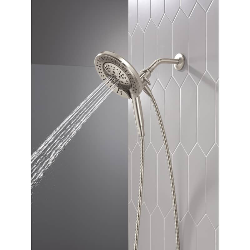 Delta 58651-25 In2ition 2.5 GPM Multi Function 2-in-1 Shower Head and - Lumicoat Champagne Bronze