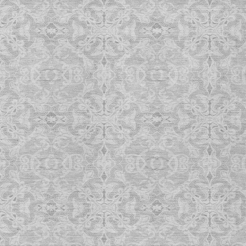 HomeRoots Medallion Transitional Rectangle Outdoor Rug