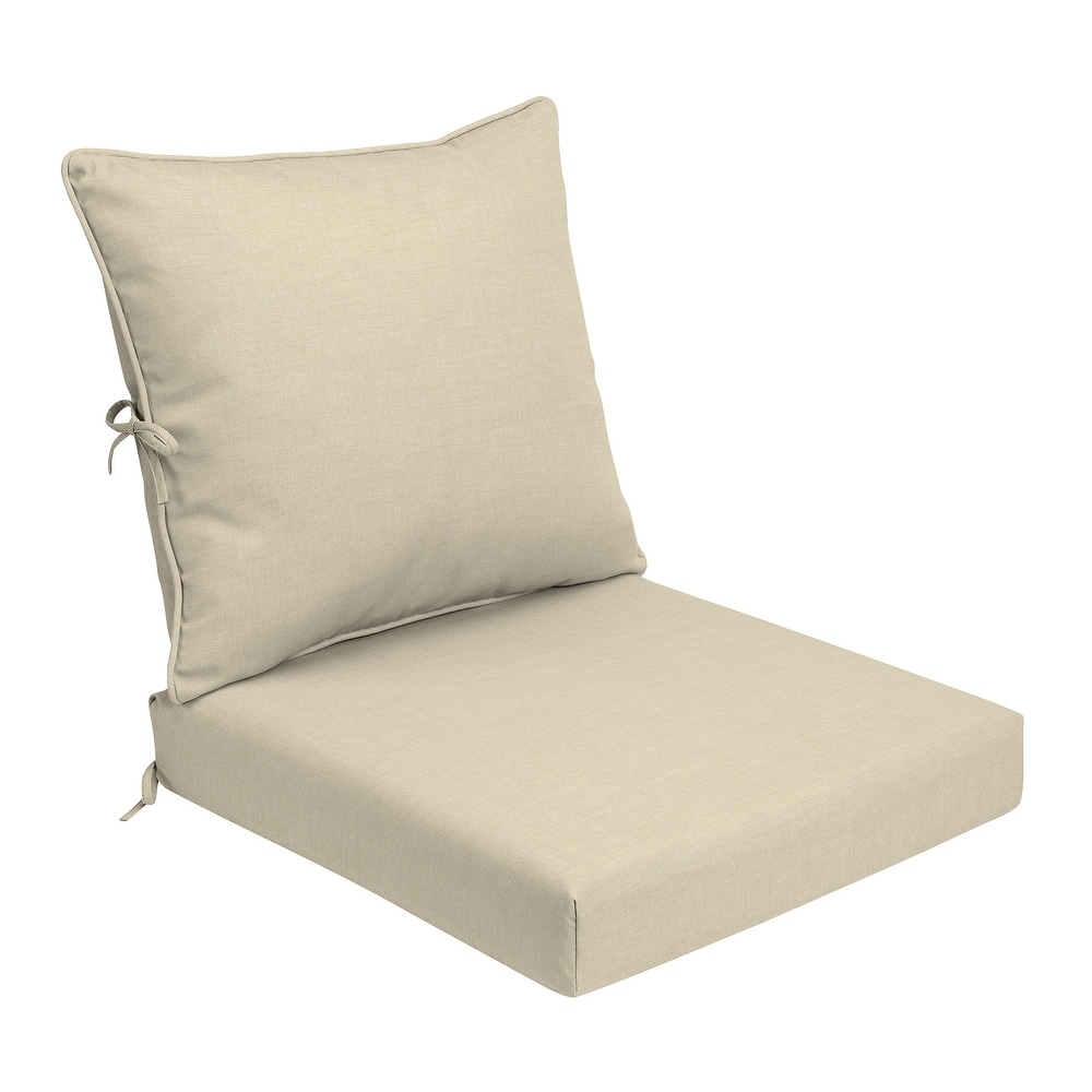 ARDEN Foam Outdoor Deep Seat Cushion Set, 24 x 24