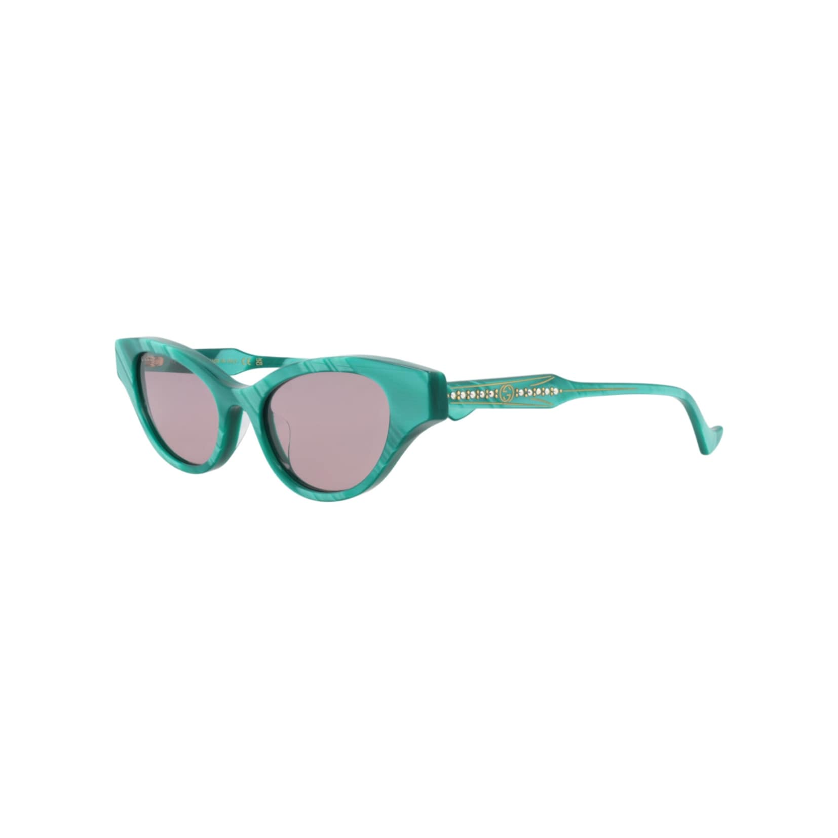 Gucci Designer Teal Semi Cat Eyes Classy Sunglasses Japan Amazon.com: Gucci Grey Cat Eye Ladies Sunglasses GG1815S 001  main image 3