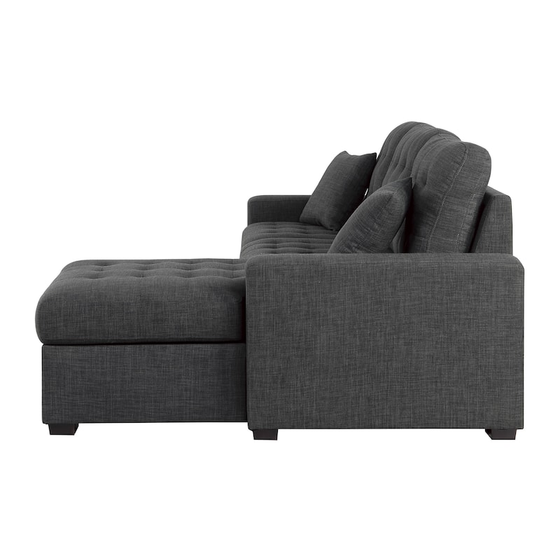 Miles 2-Piece Sectional Sofa Sleeper with Right Chaise