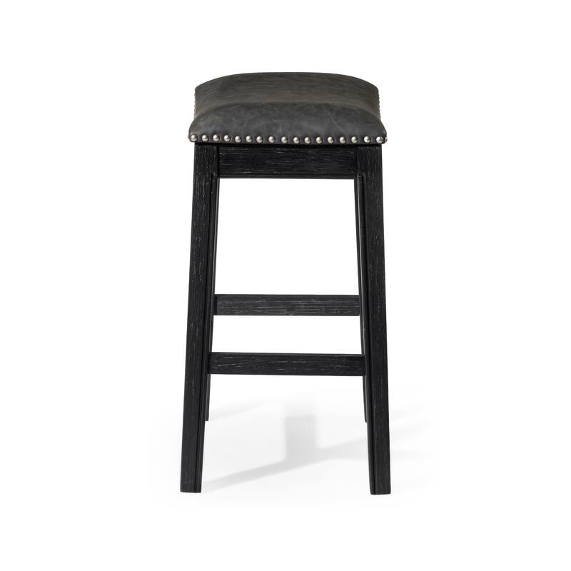 Maven Lane Adrien Saddle Kitchen Dining Stool