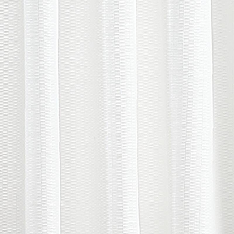 Martha Stewart Chenille Stitch Semi Sheer Rod Pocket Window Curtain - Panel Pair or Valance