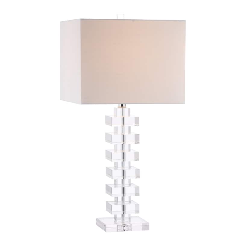Paisley 28" Crystal LED Table Lamp, Clear by JONATHAN Y