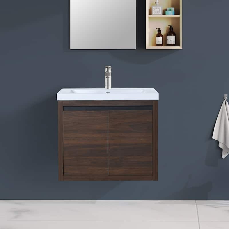 Topcraft Wall Mounted Bathroom Vanity with Sink