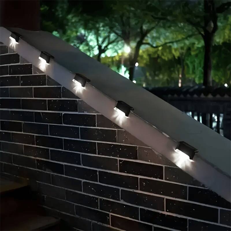 White light 32PCS Solar Deck Lights Outdoor