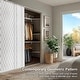 preview thumbnail 17 of 25, CHICOLOGY Adjustable Sliding Panels, 4-Rail Track, for Large Windows