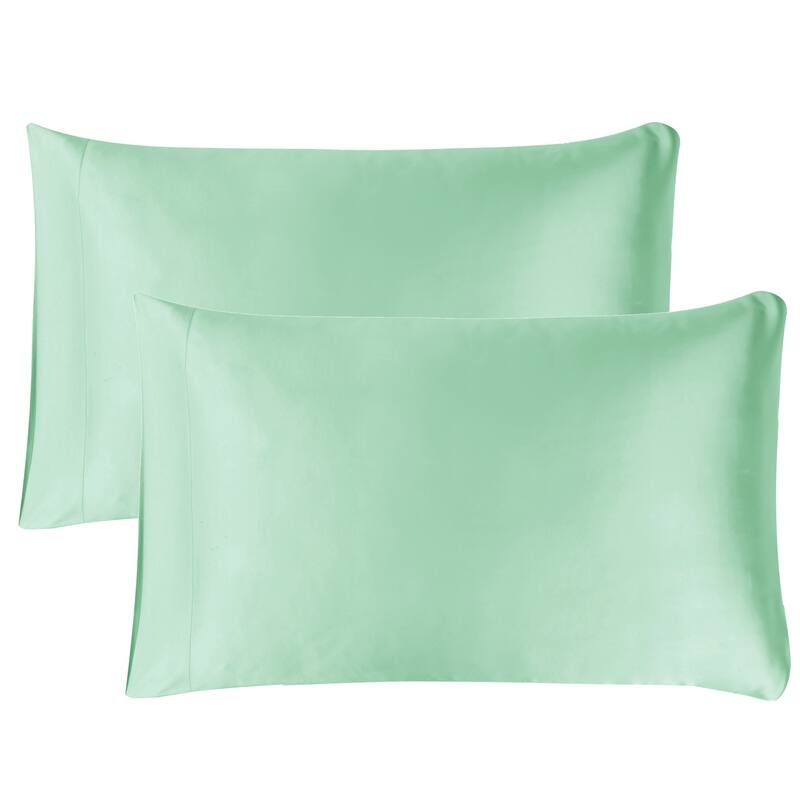 mend Satin Beauty Pillowcase - Set of 2 - Mermaid Green - King