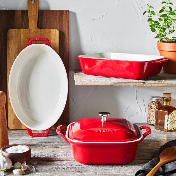 Ceramic casserole set clearance
