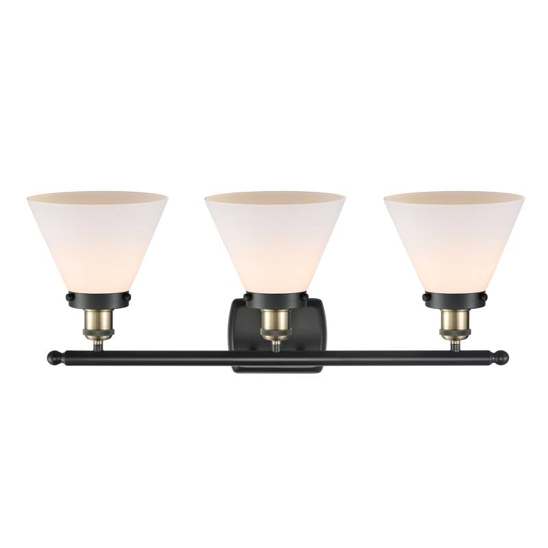 Innovations Lighting Ballston Urban Cone - 3 Light 28" Bath Vanity Light