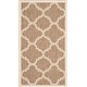 preview thumbnail 41 of 100, SAFAVIEH Courtyard Maryanne Indoor/ Outdoor Waterproof Patio Backyard Rug 2' x 3'7" - Brown