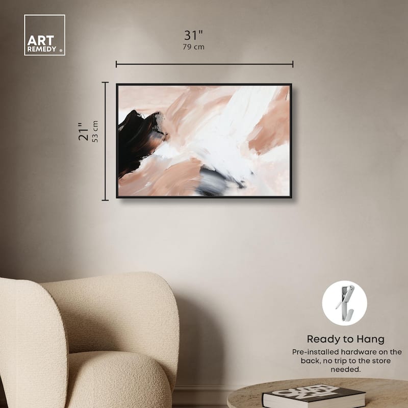 Swirls of Cream I Canvas by Art Remedy