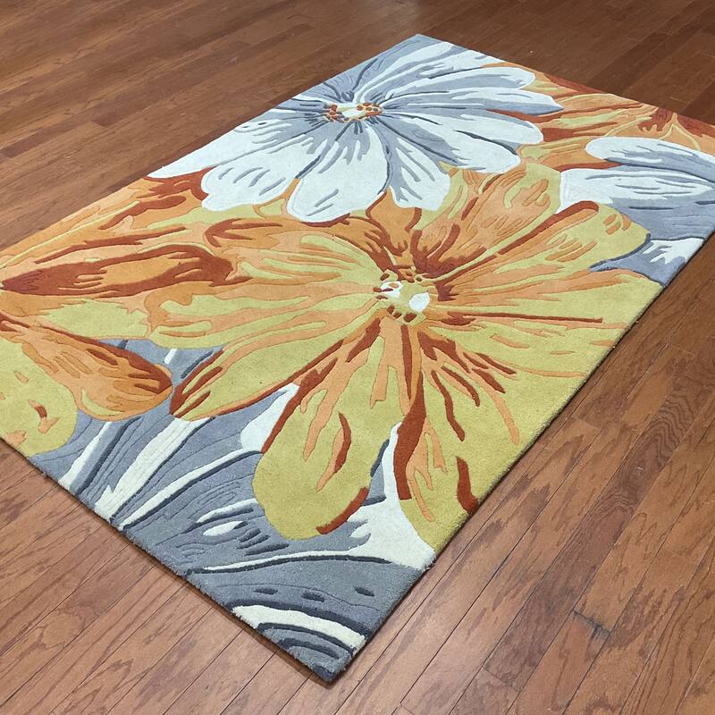 HERAT ORIENTAL Handmade Tibetan Wool Rug - 5' x 8'