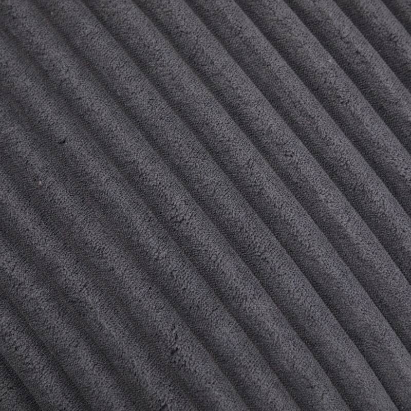 Large Memory Foam Bean Bag Chair for Adults, Corduroy Lounger Sofa with Ottoman