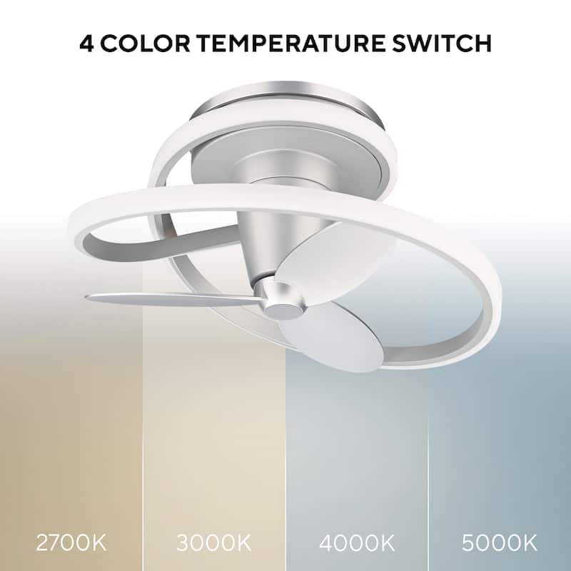 Veloce Indoor or Outdoor 3-Blade 28in Smart Fandelier - 22