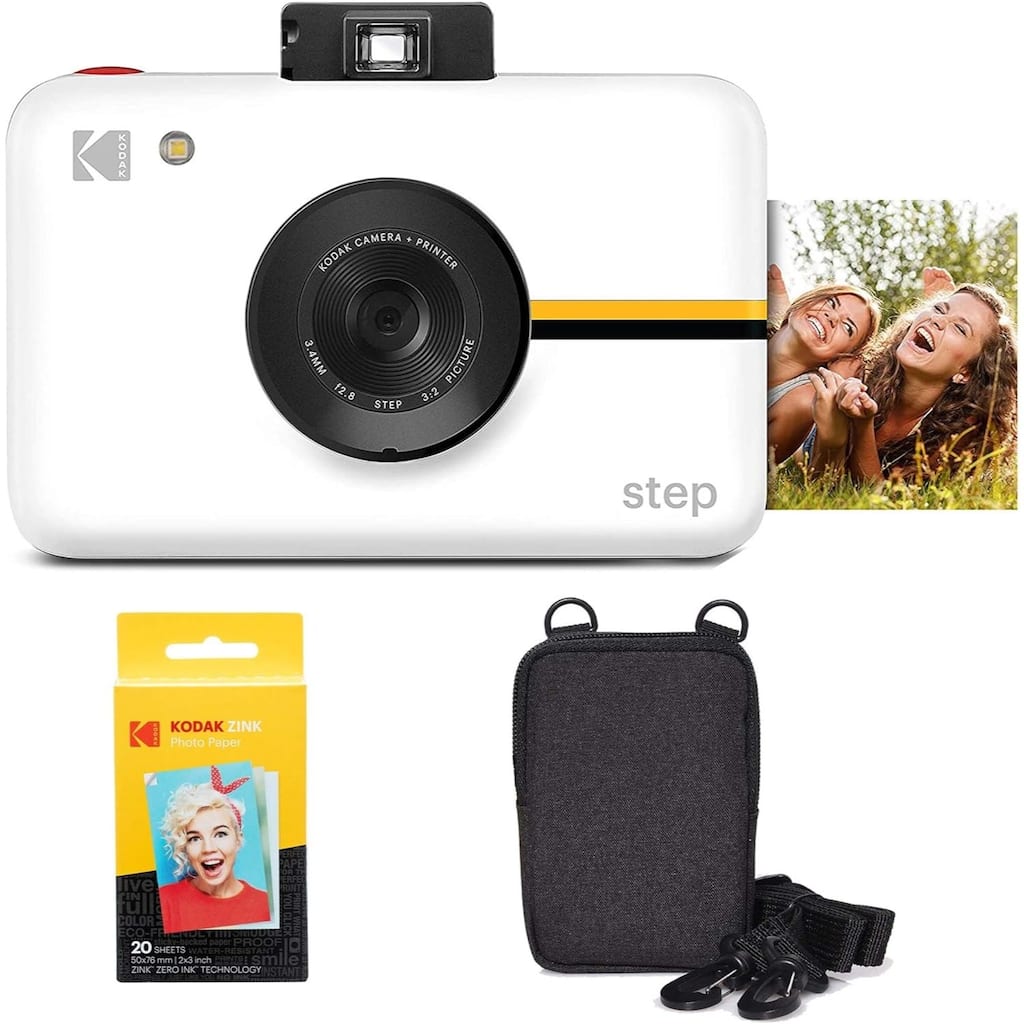 Kodak Printomatic 5MP Instant Print Camera & Zink Photo Paper (75 Sheets) Bundle - N/A