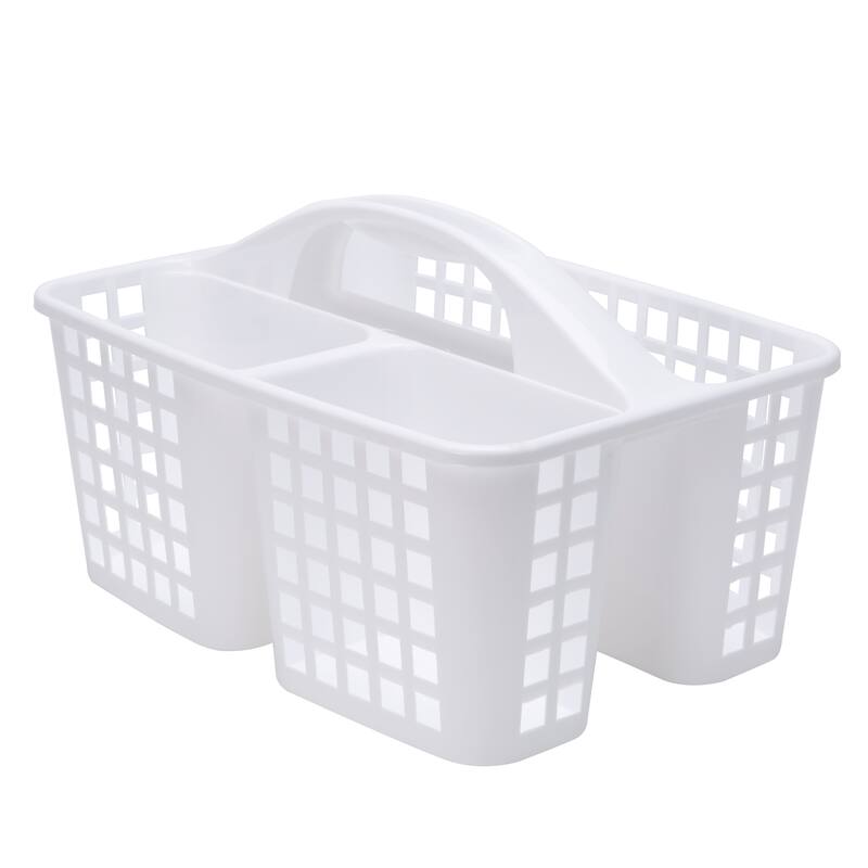 Simplify Utility Caddy in White - 12"x 9.2"x 7.5"