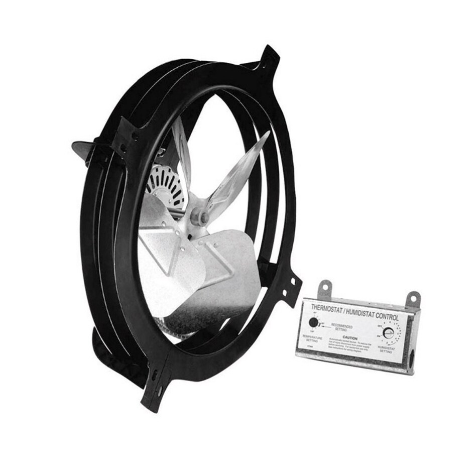 Shop Air Vent 53320 Gable Mount Power Fan 14 Overstock 20048993