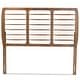 preview thumbnail 9 of 12, Carolyn Mid-Century Ash Walnut Finished Wood Headboard