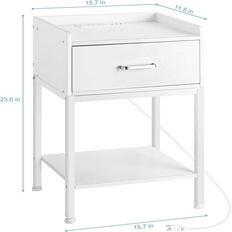 Night Stand with Charging Station