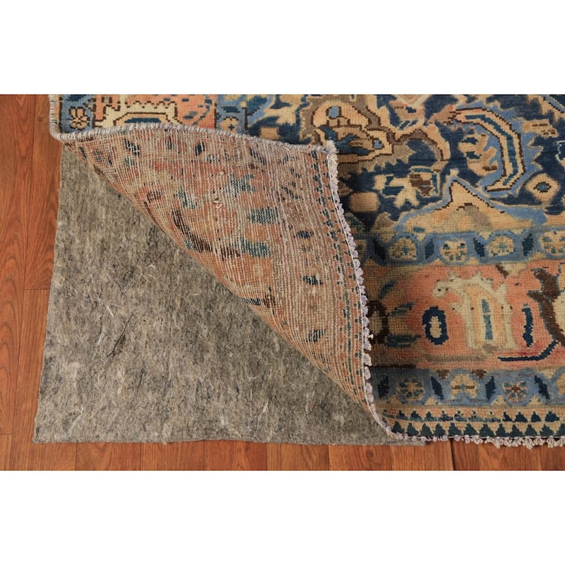 Orange Bakhtiari Persian Area Rug Hand-Knotted Wool Carpet - 6'8"x 9'9"