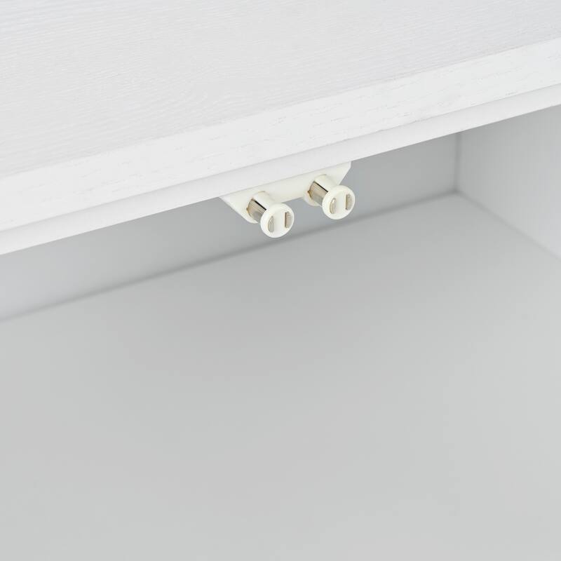 4-Door Sideboard Buffet Cabinet with Handleless Press-to-Open Design