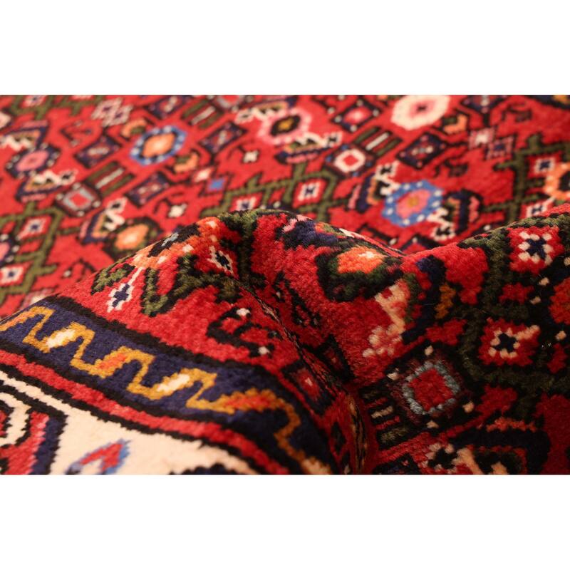 ECARPETGALLERY Hand-knotted Andelz Red Wool Rug - 2'8 x 9'6