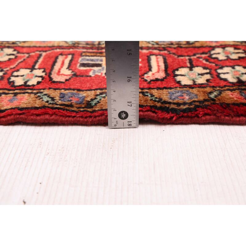 ECARPETGALLERY Hand-knotted Anadol Dark Navy, Red Wool Rug - 4'7 x 7'1