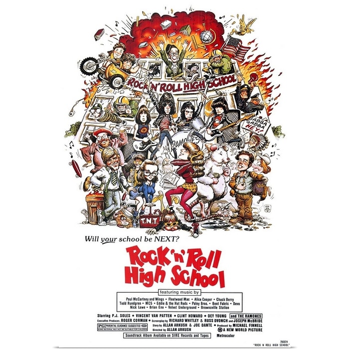 Rock N Roll High School 1979 Poster Print Overstock