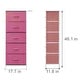 preview thumbnail 63 of 86, Contemporary 5-drawer Chest Vertical Storage Tower- Fabric Dresser