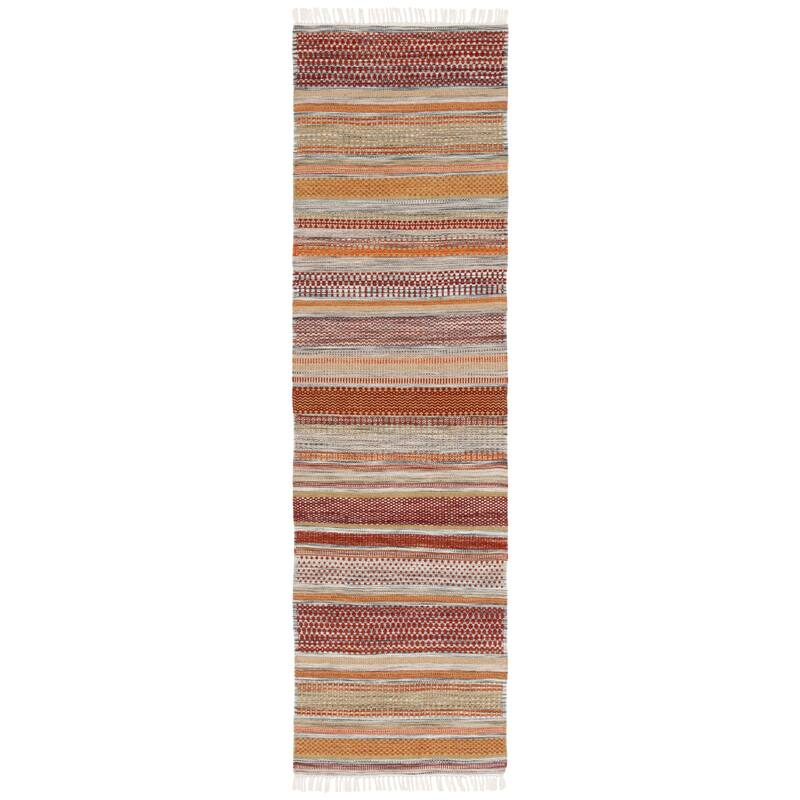 SAFAVIEH Handmade Striped Kilim Karissa Stripe Wool Rug with