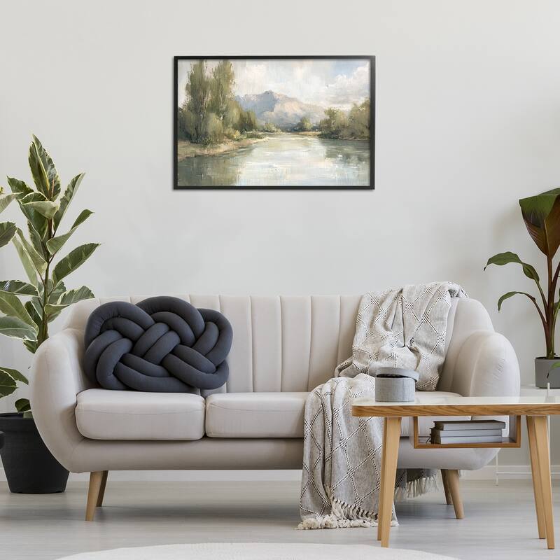 Stupell Where The River Goes Framed Giclee Art Design By Petal Prints Design